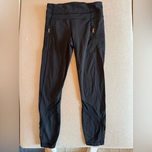 lululemon athletica Black Leggings with Zip Pockets